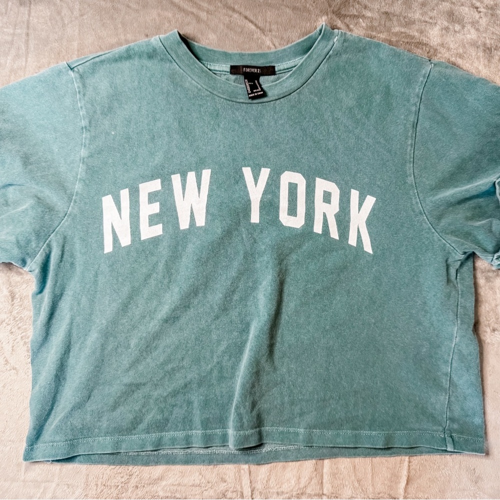 Forever 21 Mint Green crop top